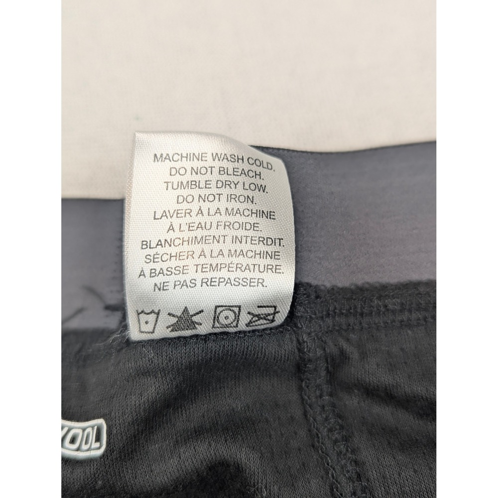 Omni-Wool Mens XL Black Thermal Base Layer Pants Wool Blend Leggings RN47325 - Picture 8 of 12